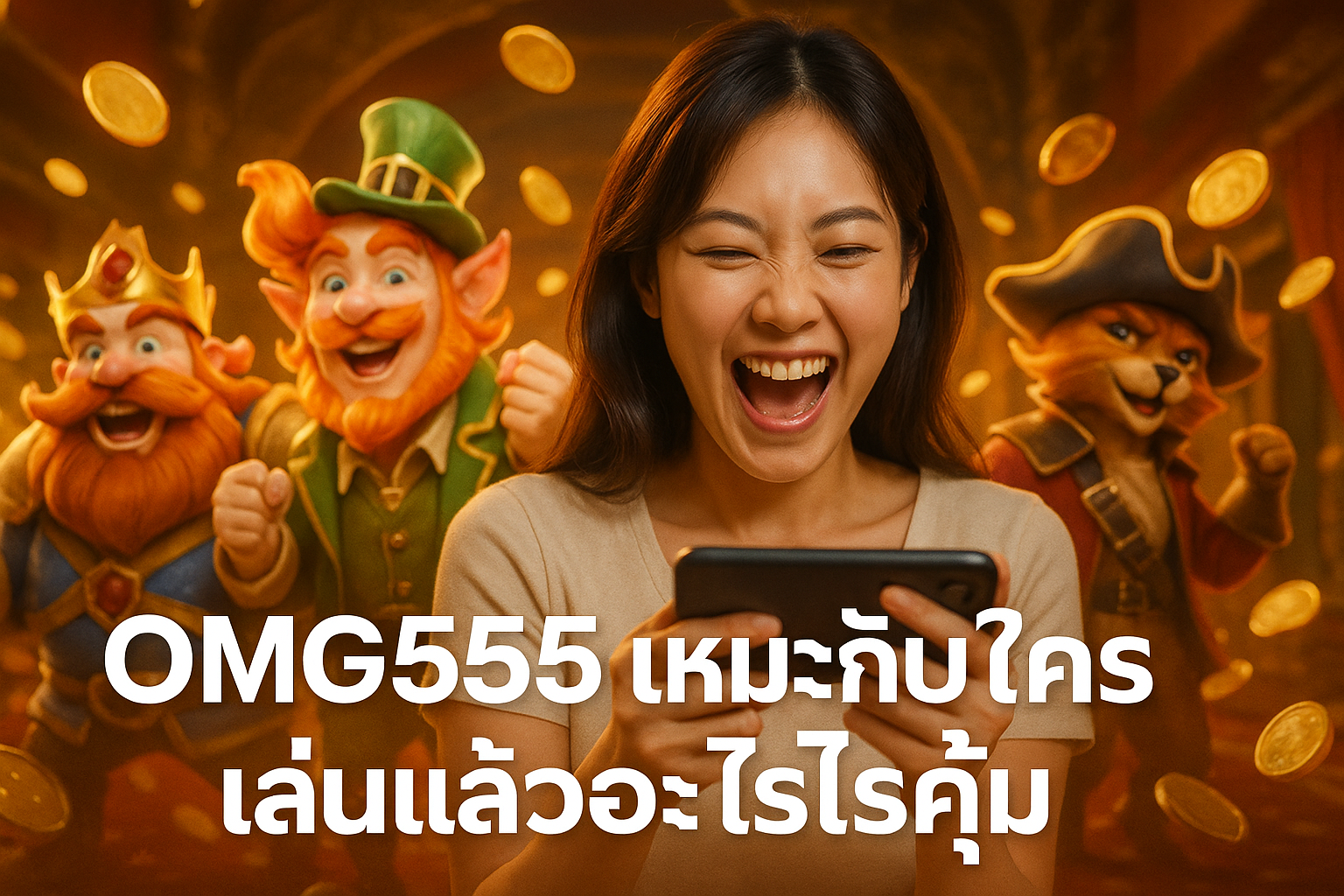 OMG555 เหมาะกับใคร เล่นแล้วอะไรคุ้ม