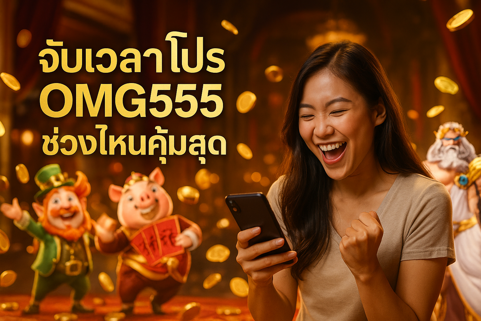 จับเวลาโปร OMG555 ช่วงไหนคุ้มสุด